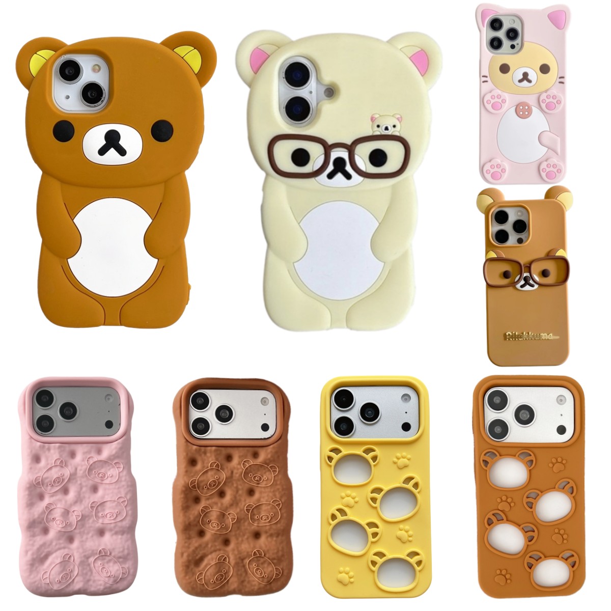 Apple Iphone 15 - Capa de Telefone 3D de Urso