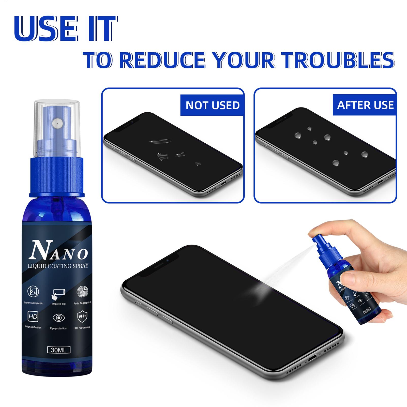 Oleophobic Coating Spray - Spray Protetor Líquido para Celular, Filme
