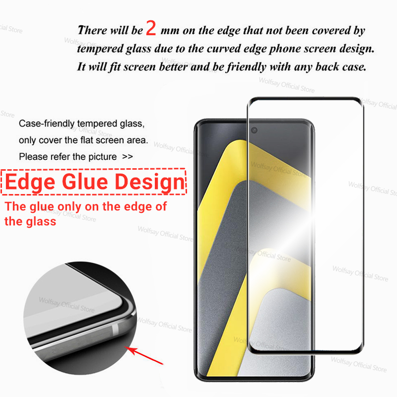 3/2/1 pçs 3d borda curvada vid - Curved Edge Screen avaliação e preço
